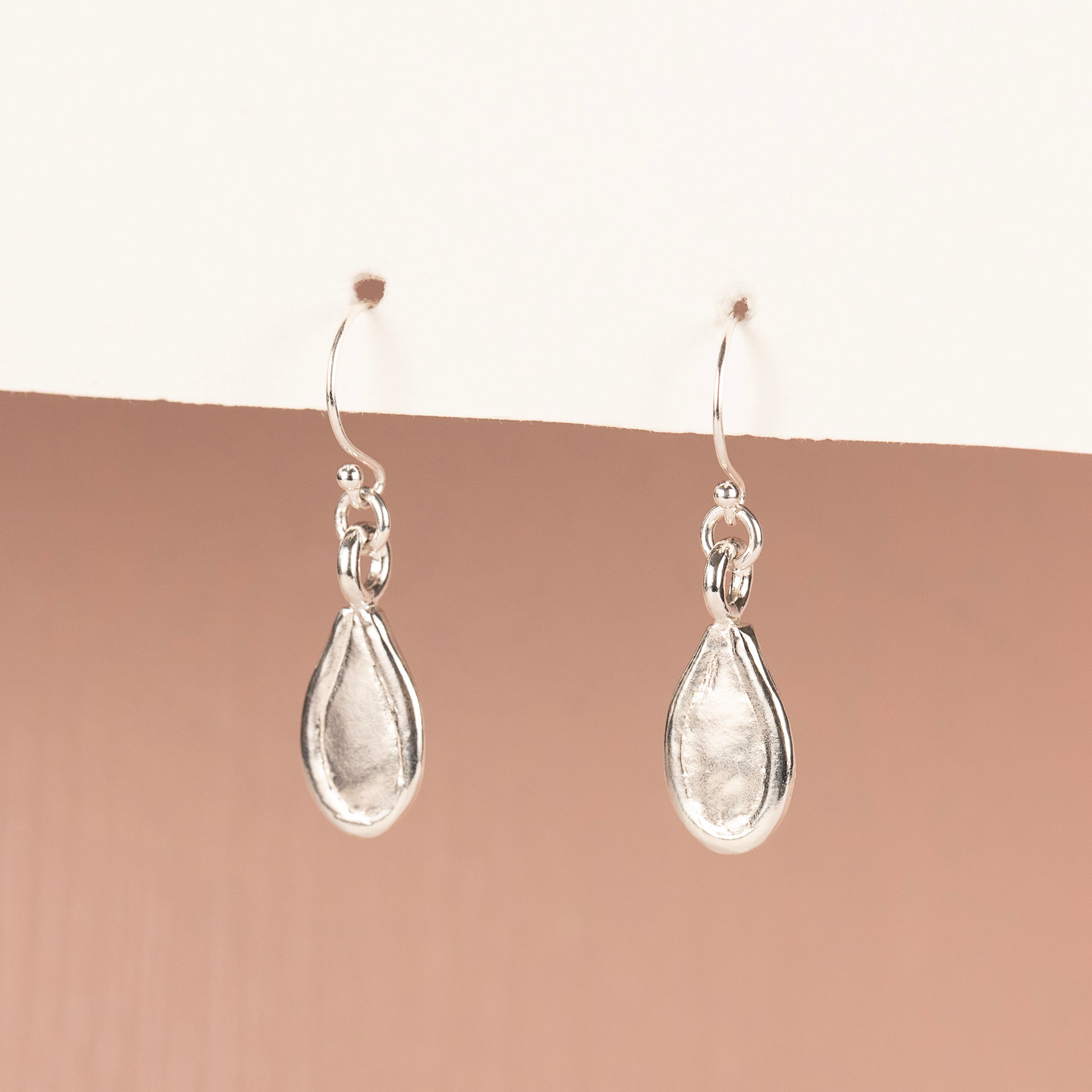 Silver Seed Earrings