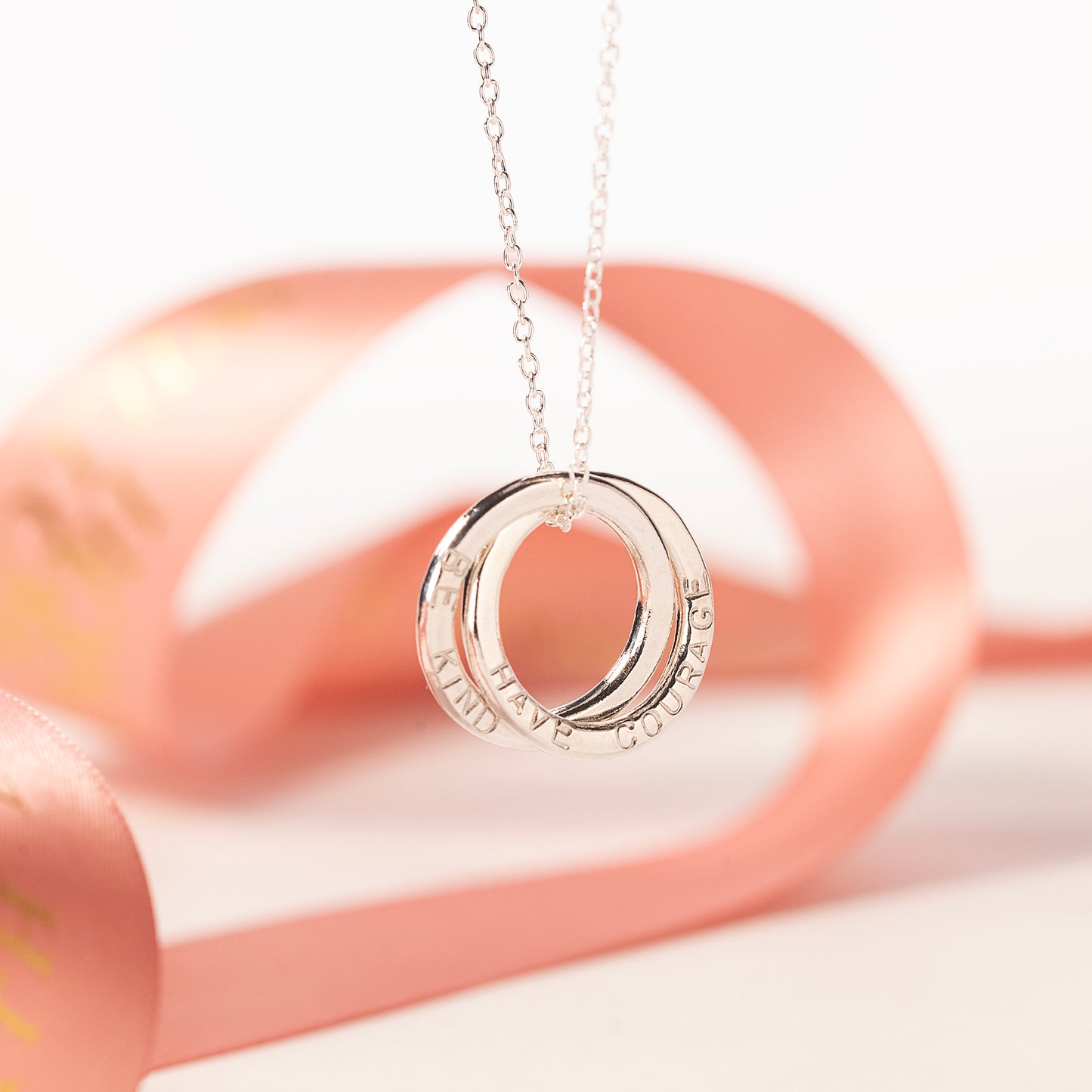 Have Courage & Be Kind Necklace - Silver