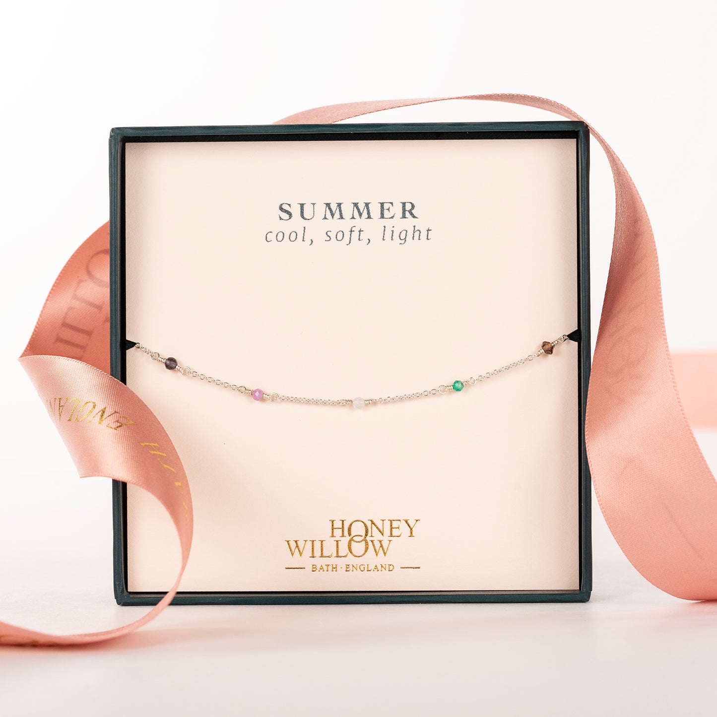 Summer Colour Palette Inspired Bracelet - Gemstones & Silver