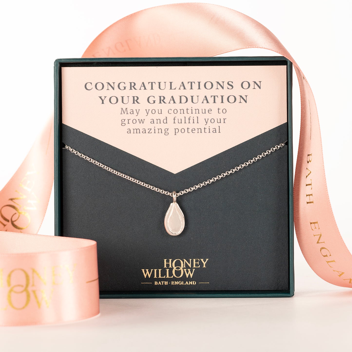 Graduation Gift - Silver Seed Necklace