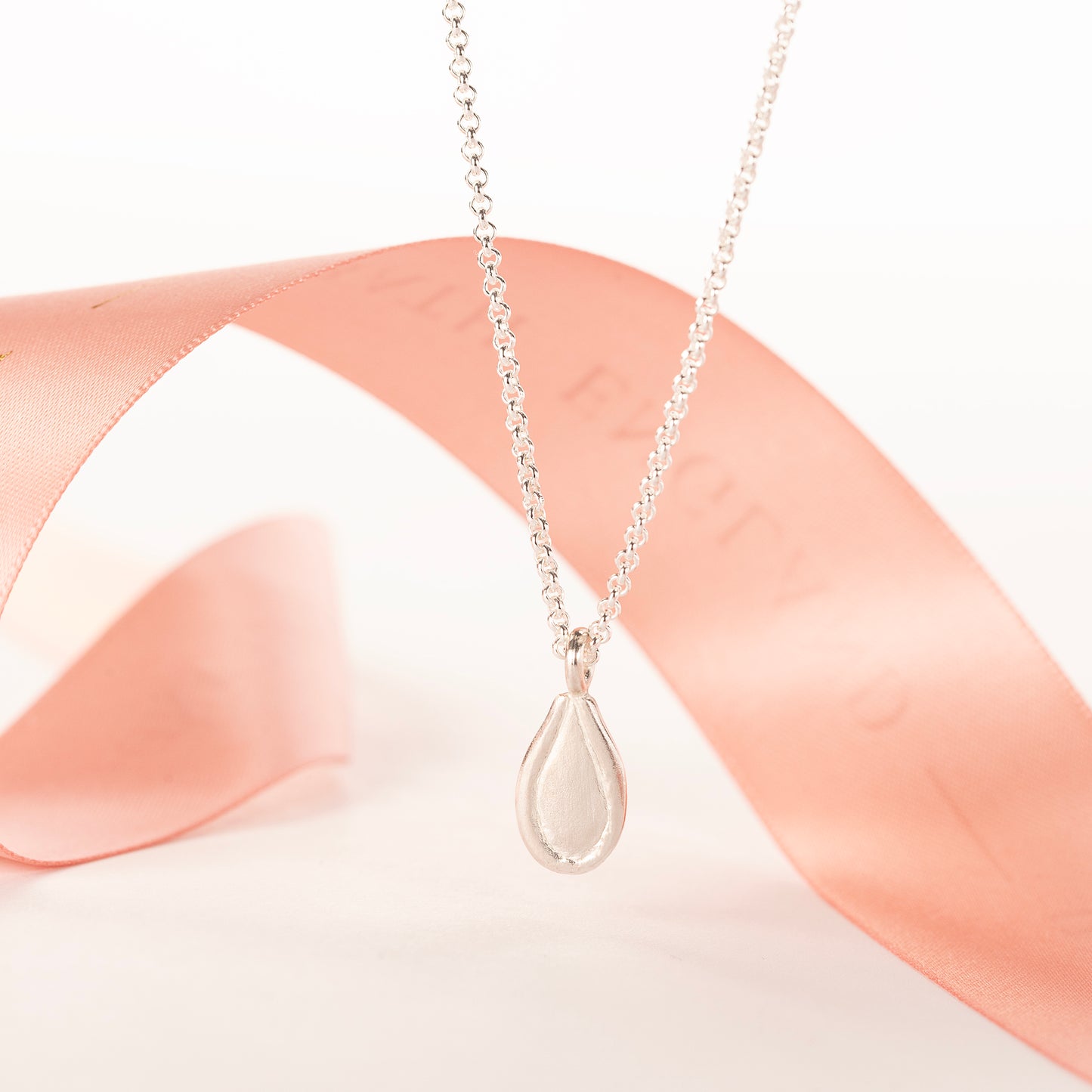 Good Luck At University Gift - Silver Seed Necklace