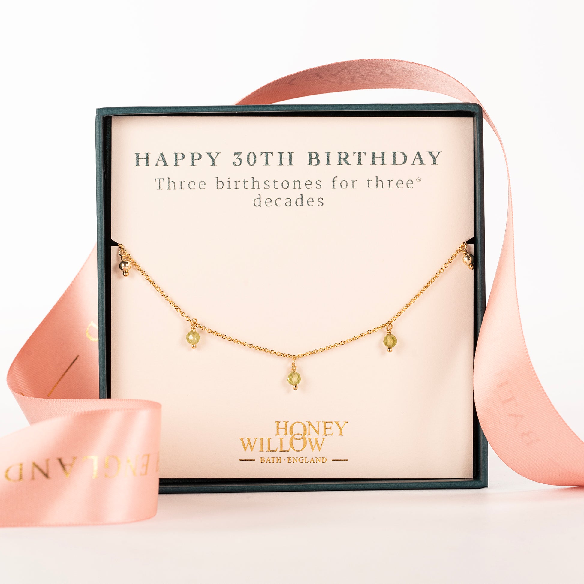 30th Birthday Necklace - Birthstone Choker Necklace