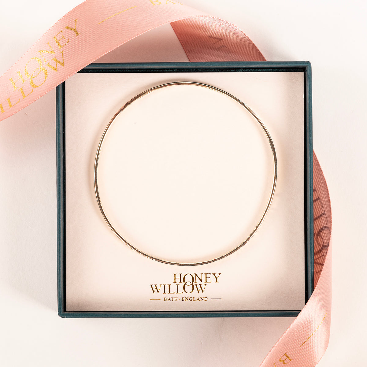 Personalised Names, Phrase or Date Bangle - 9kt Gold