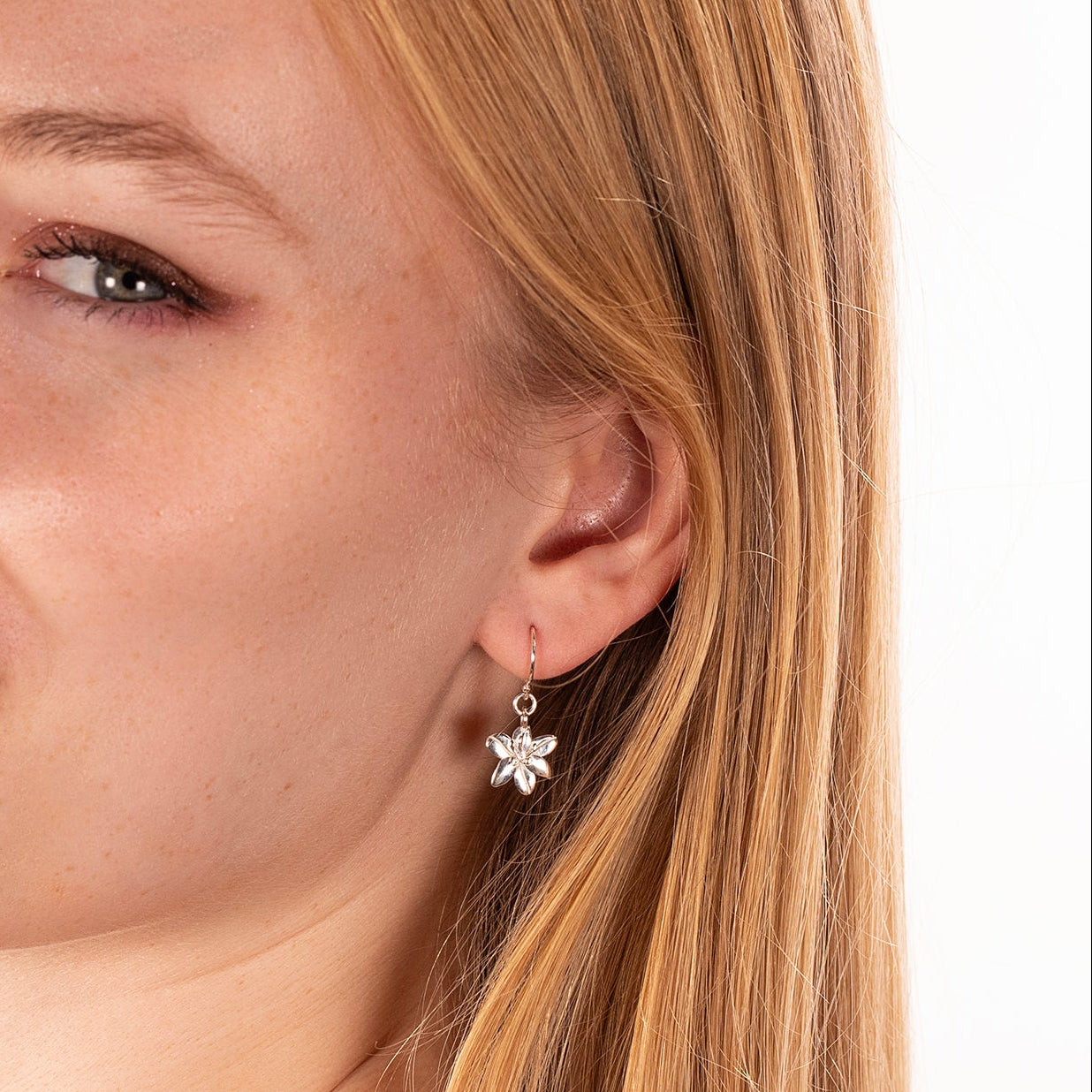 30th Anniversary Gift - Lily Earrings - Silver