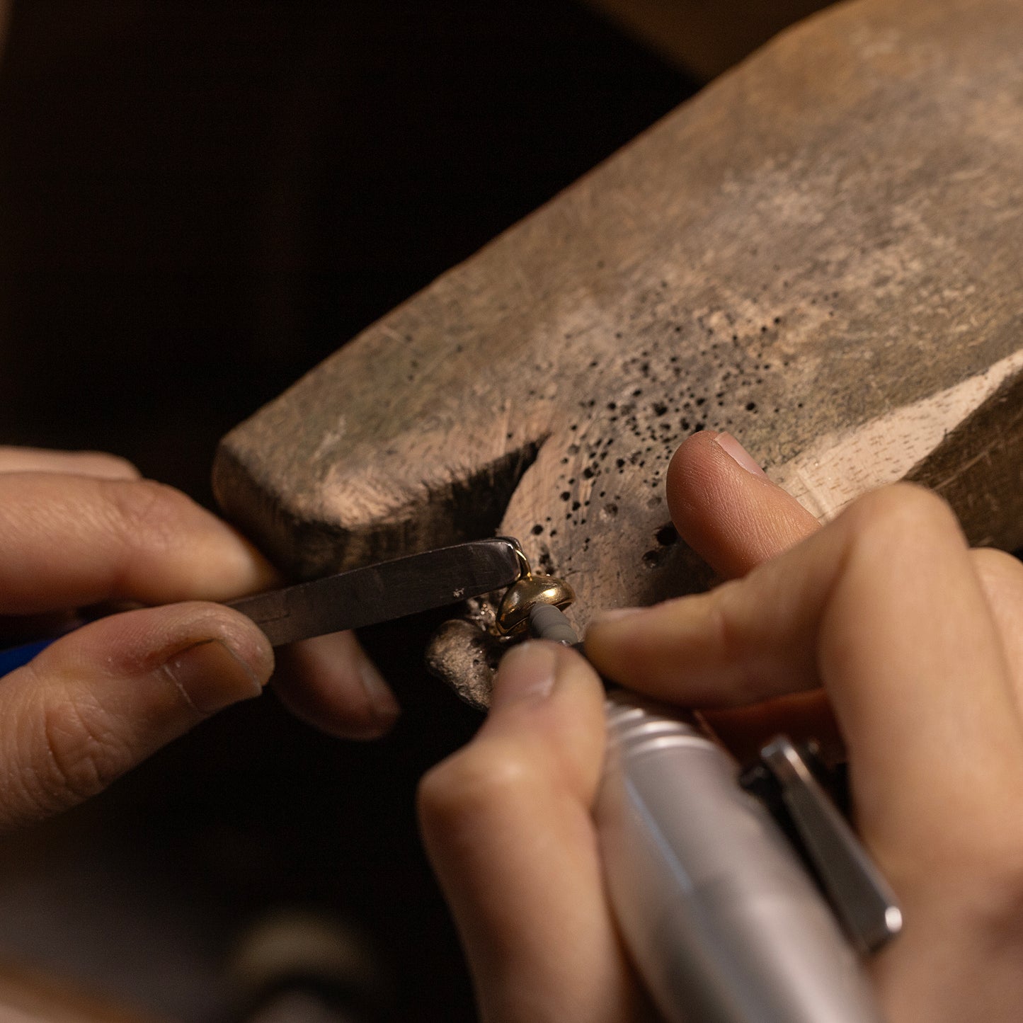 Mushroom Necklace - Growth, Regeneration & Enlightenment - 9kt Gold