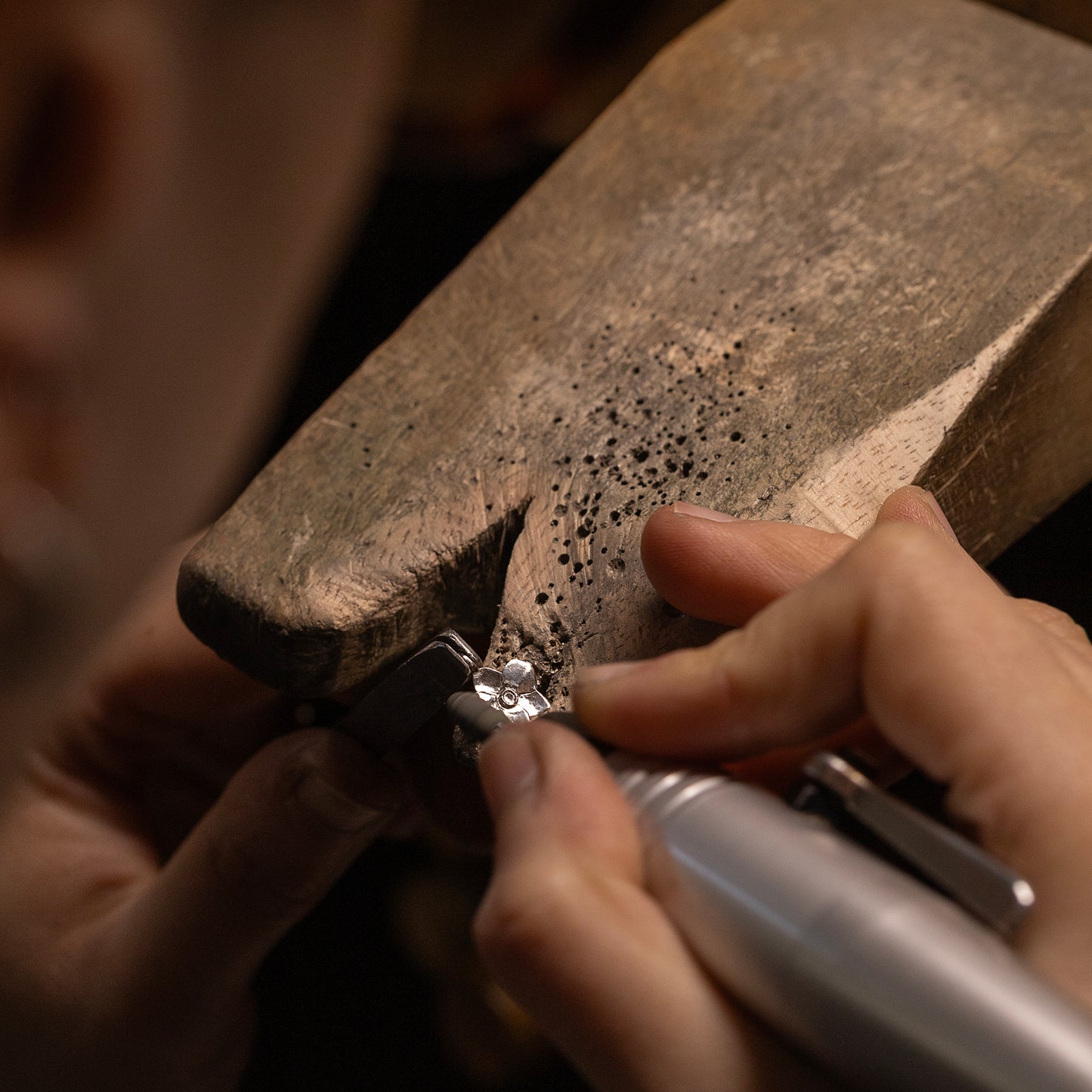 September Birth Flower Jewellery - Personalised Windflower Bangle - Silver