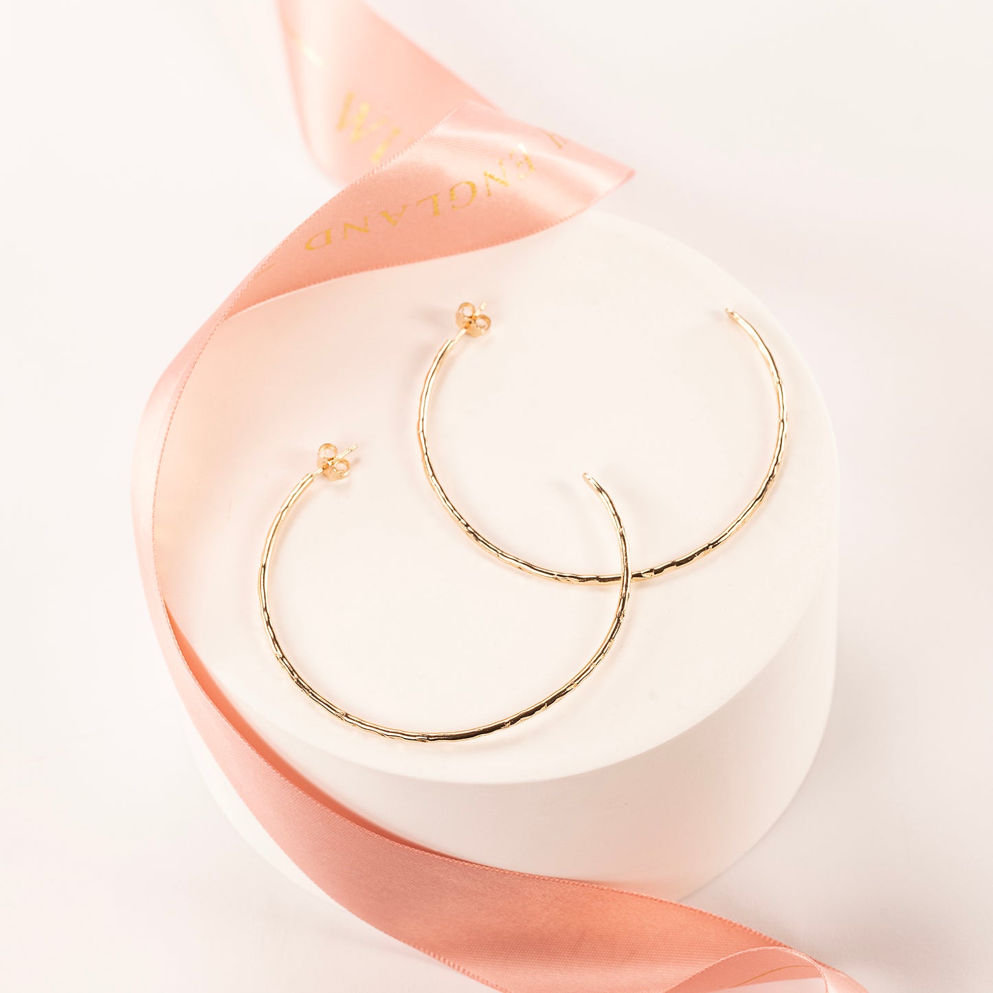 Large Gold Hoops - 5cm