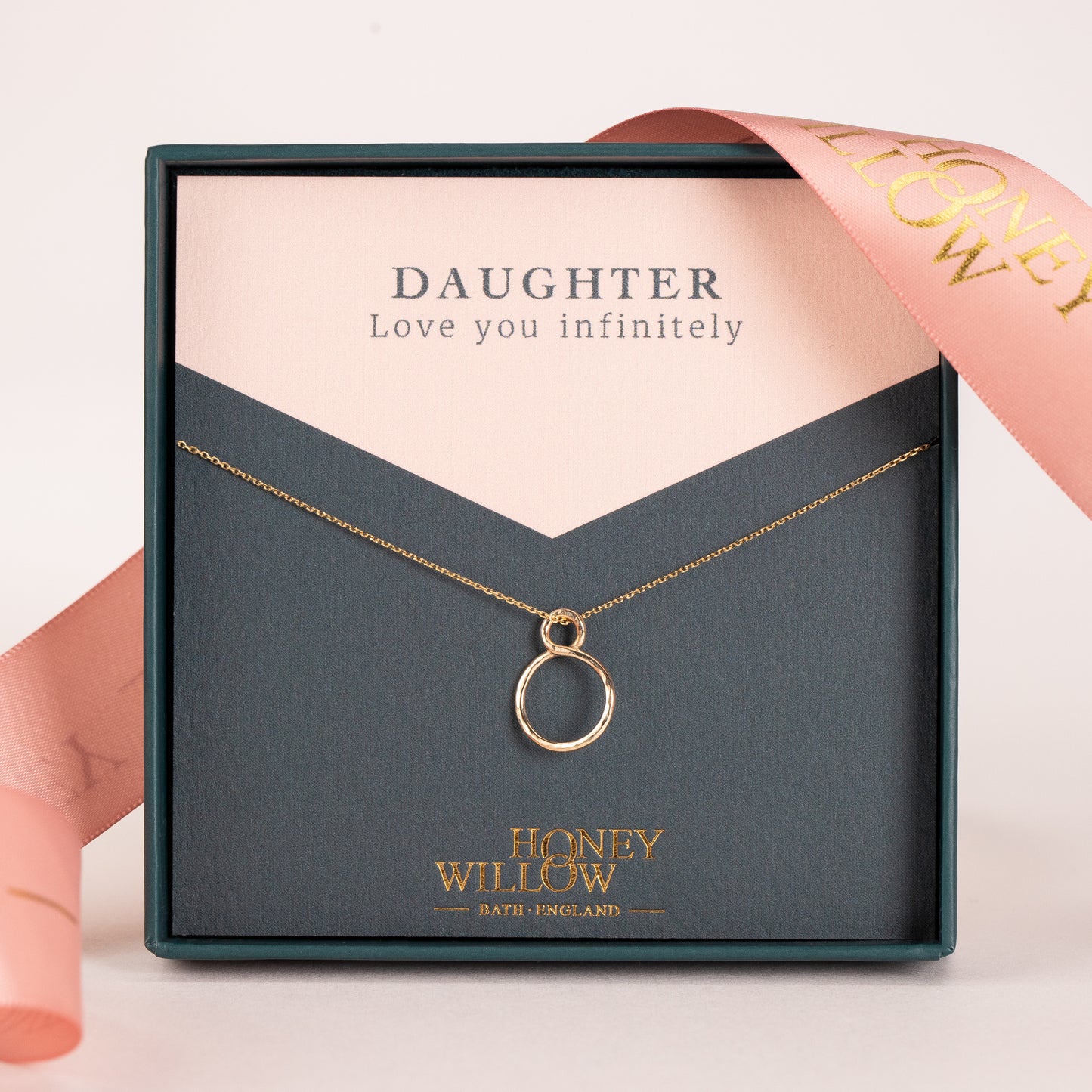 Gift for Daughter - Petite Infinity Necklace - 9kt Gold