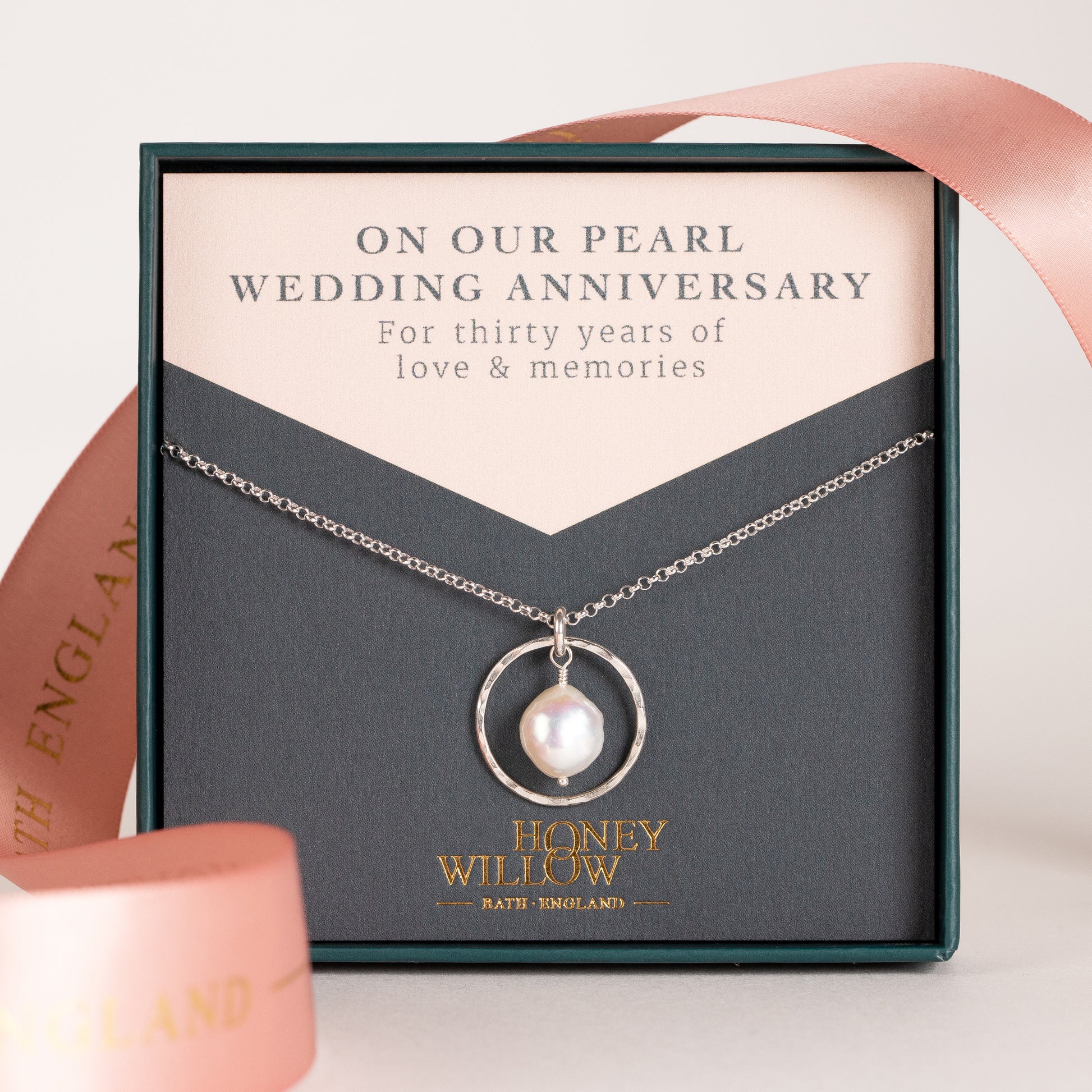 Pearl Wedding Anniversary Necklace - 30th Wedding Anniversary Gift