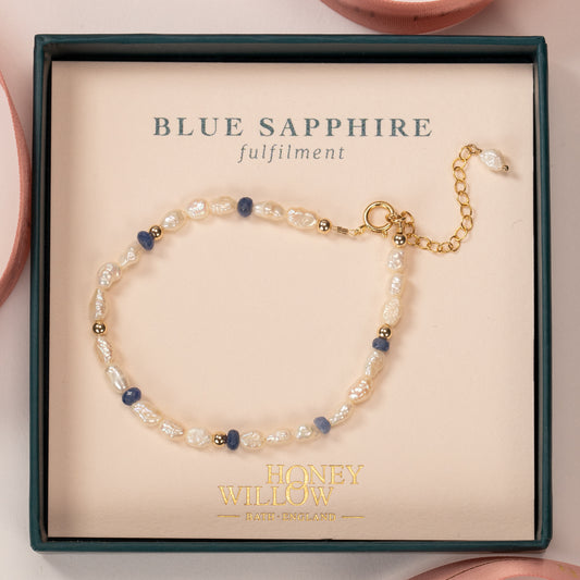 blue sapphire bracelet