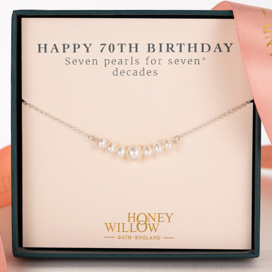 70th Birthday Necklace