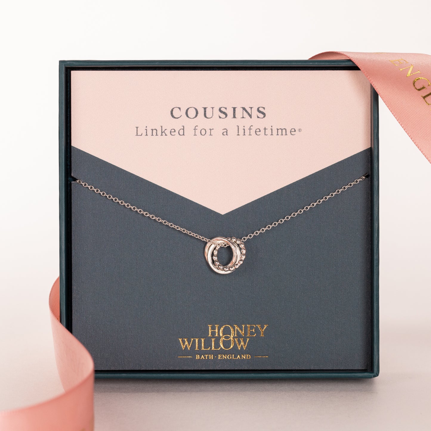 3 Cousins Necklace - Silver Love Knot Necklace