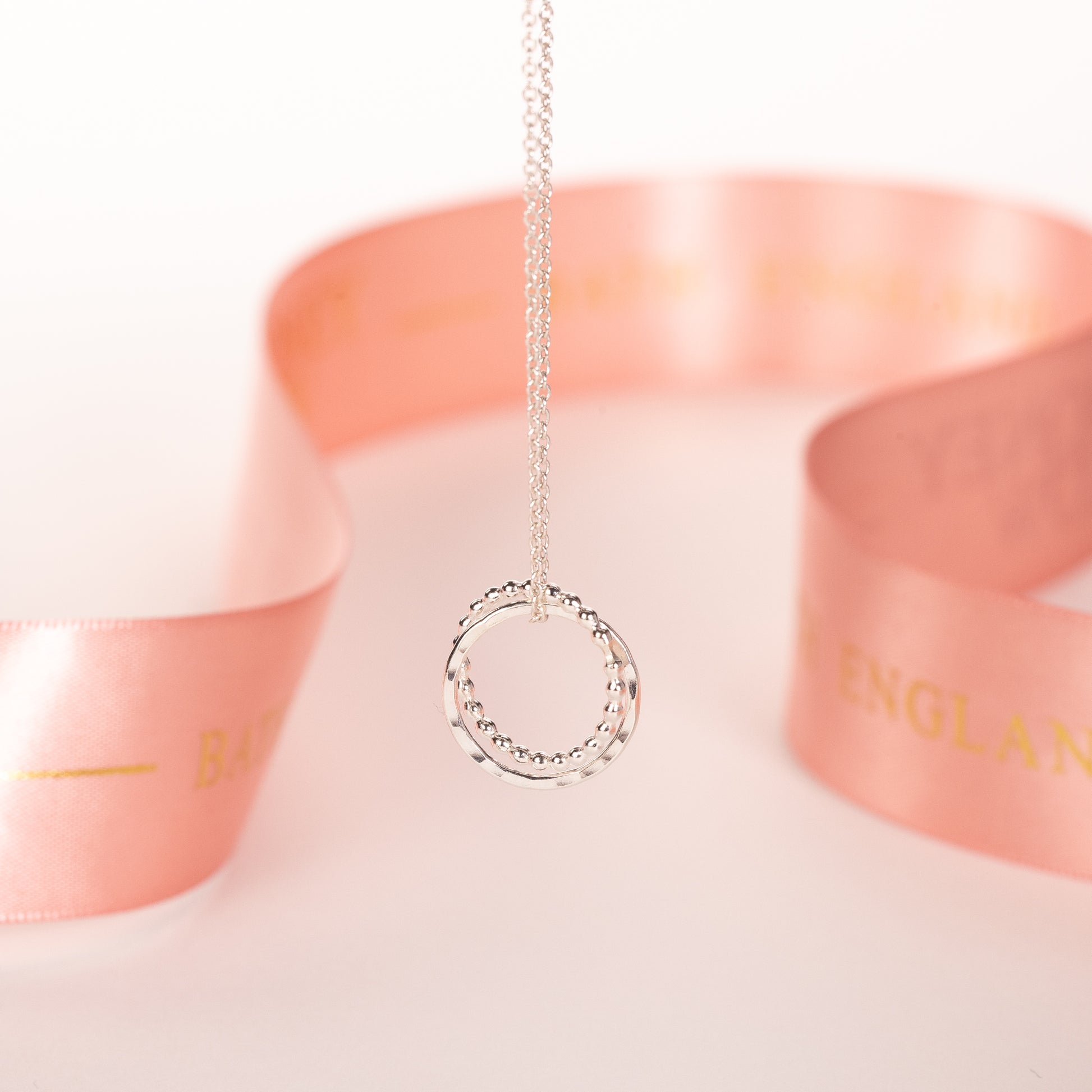 Mother & Son Necklace - Linked for a Lifetime - Silver Necklace