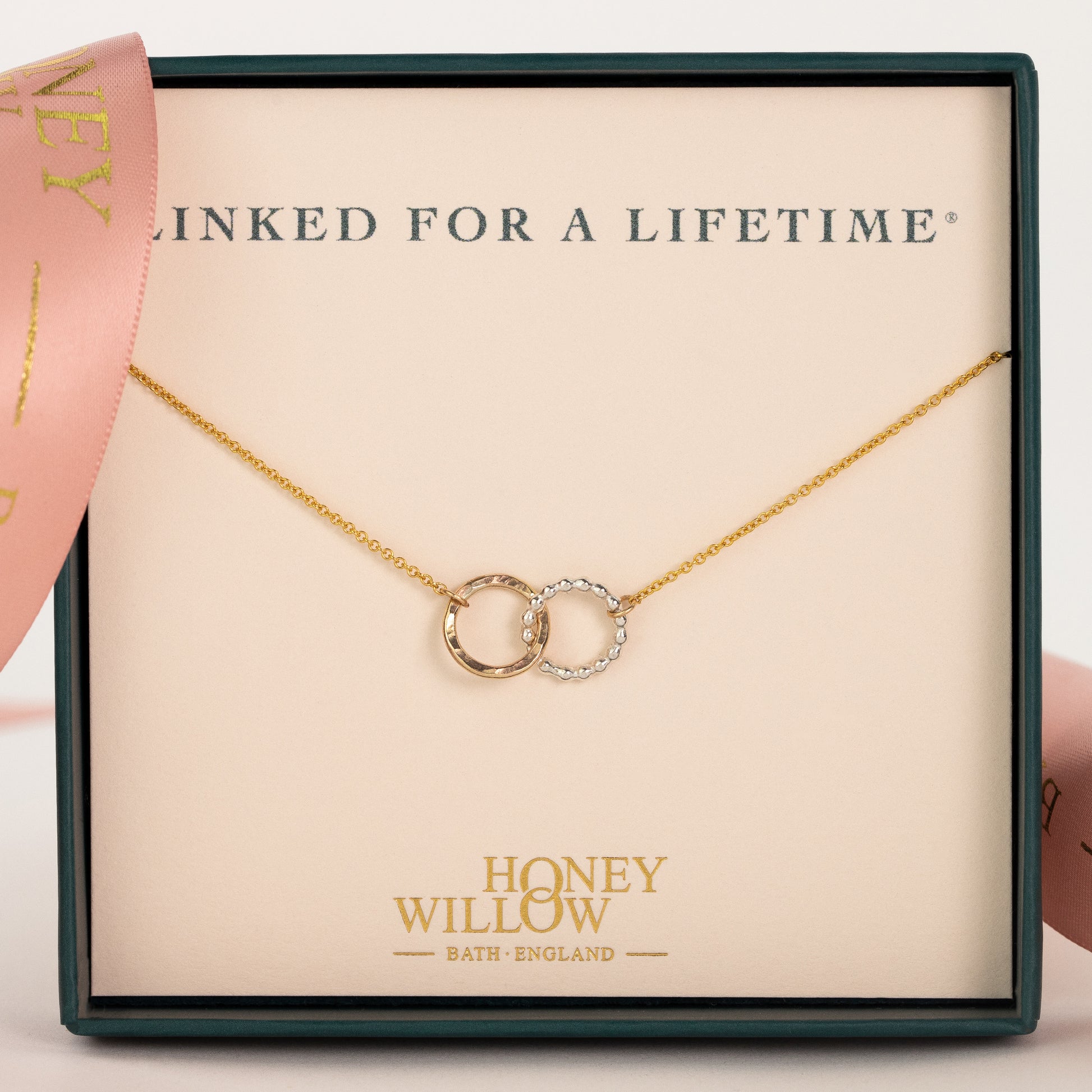 Lovelink Necklace - Linked for a Lifetime - Silver & Gold