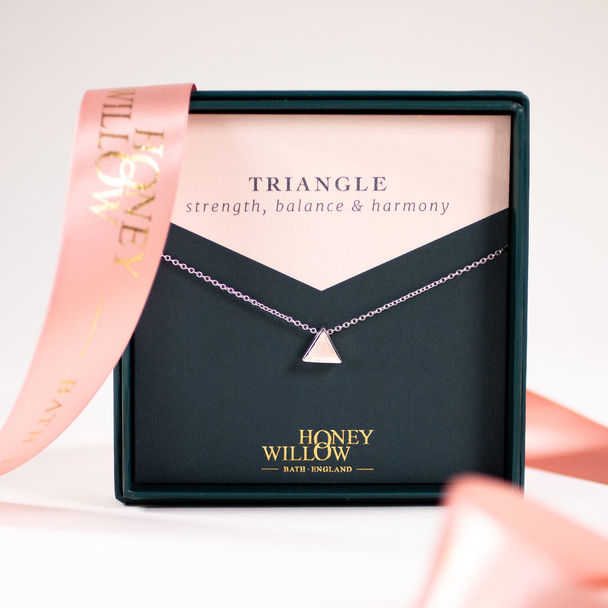 Silver Triangle Necklace