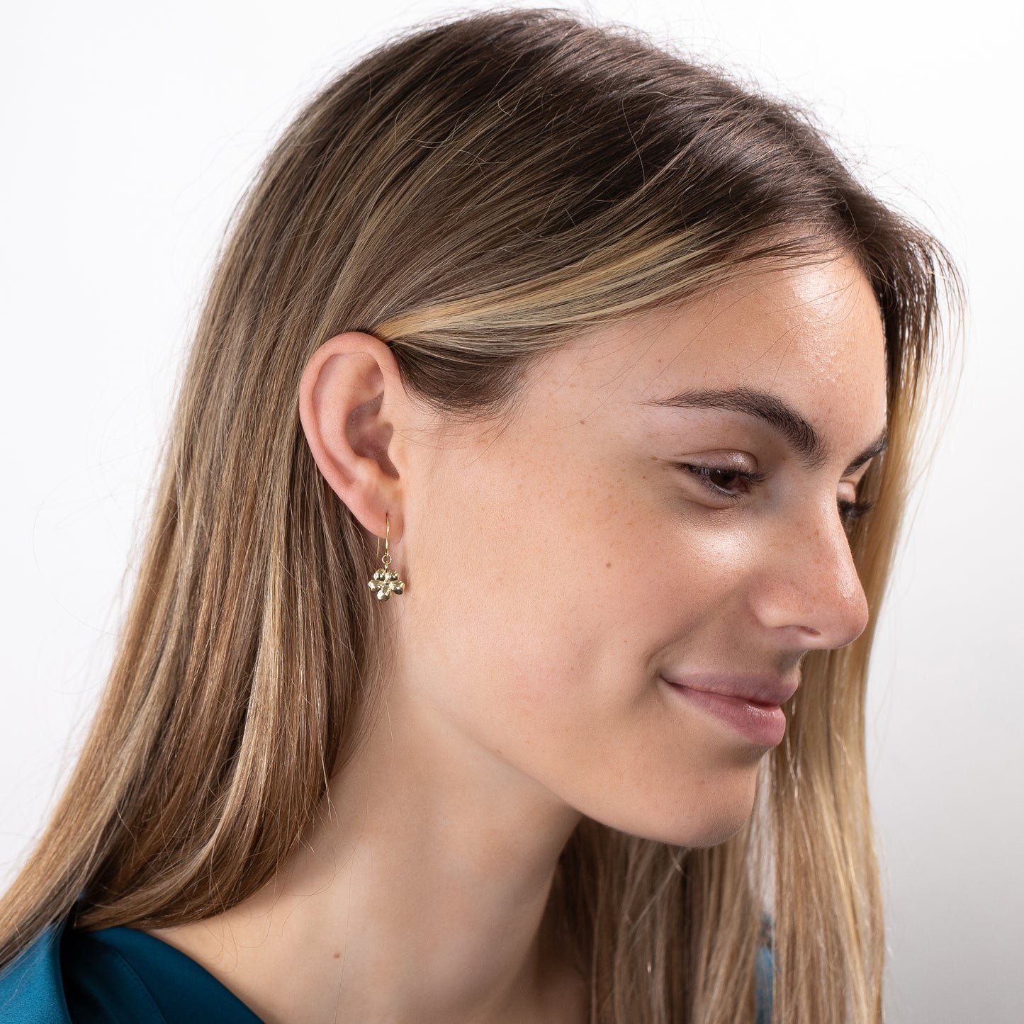 Cherry Blossom Earrings - Luck - 9kt Gold