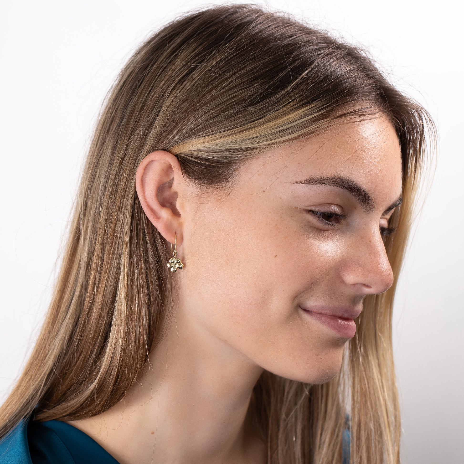 Cherry Blossom Earrings - Luck - 9kt Gold