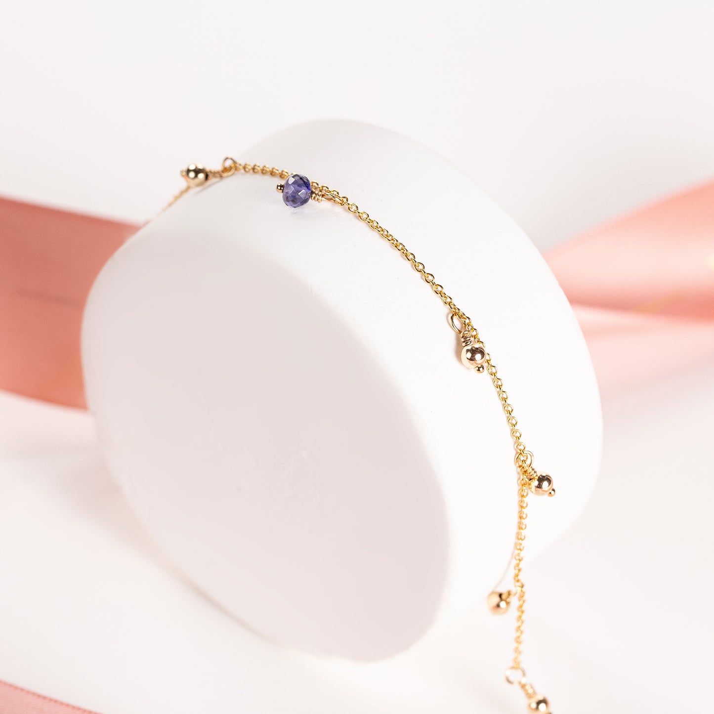 Iolite Bracelet - Adventure - Silver & Gold