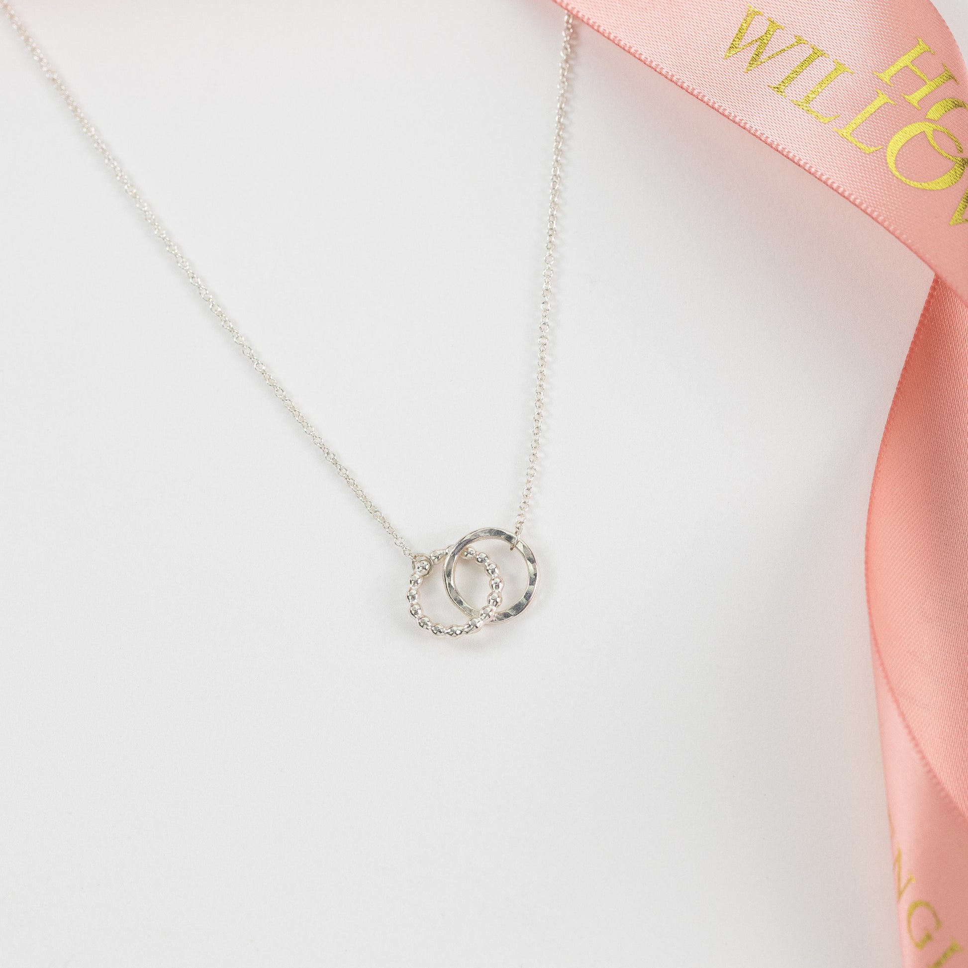 Gift for Sister - Love Link Necklace - Silver