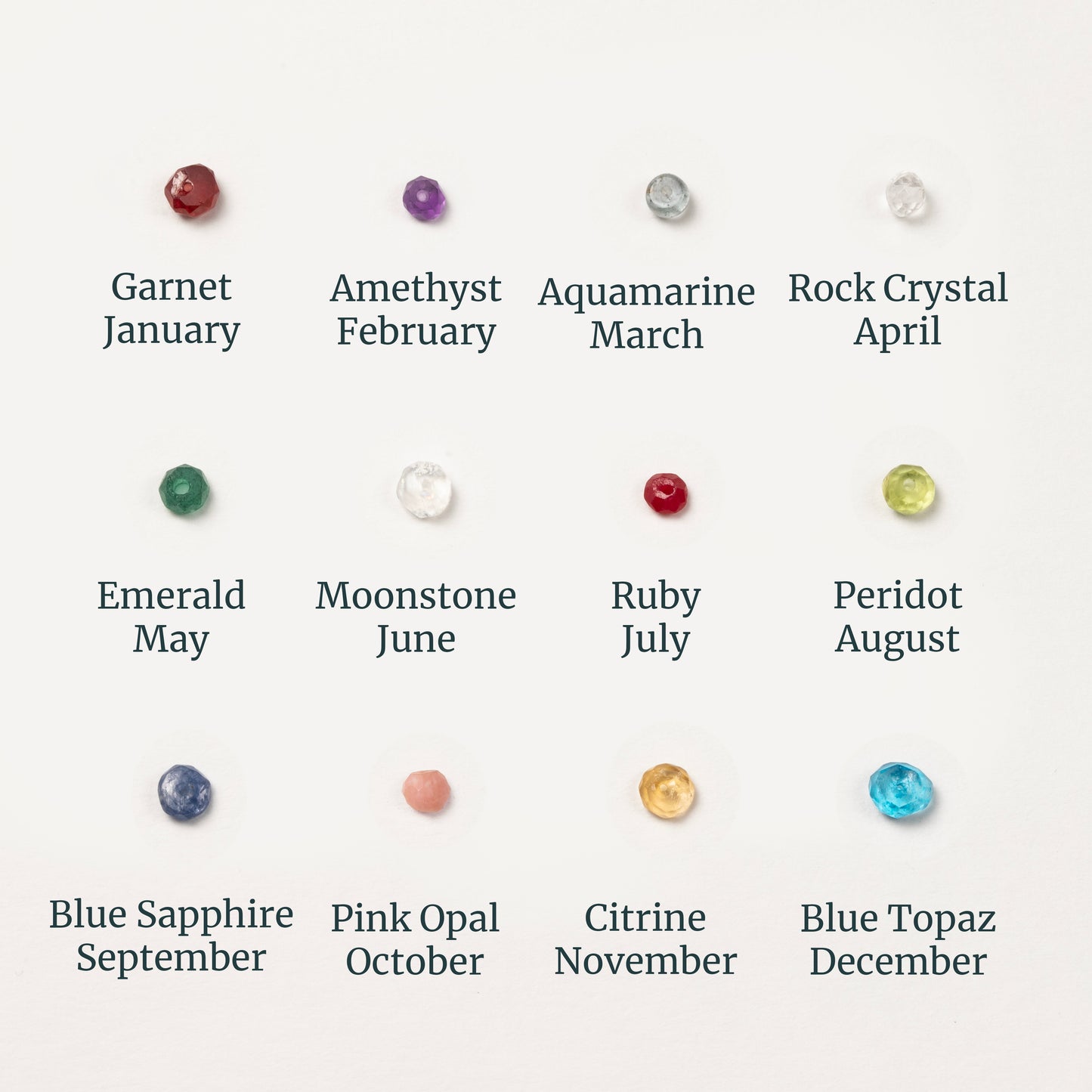 Family Birthstone Earrings with Freshwater Pearls - Birthstones for Loved Ones - Silver & Gold