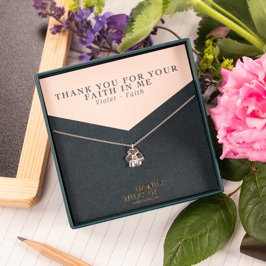 Thank You For Your Faith In Me Necklace