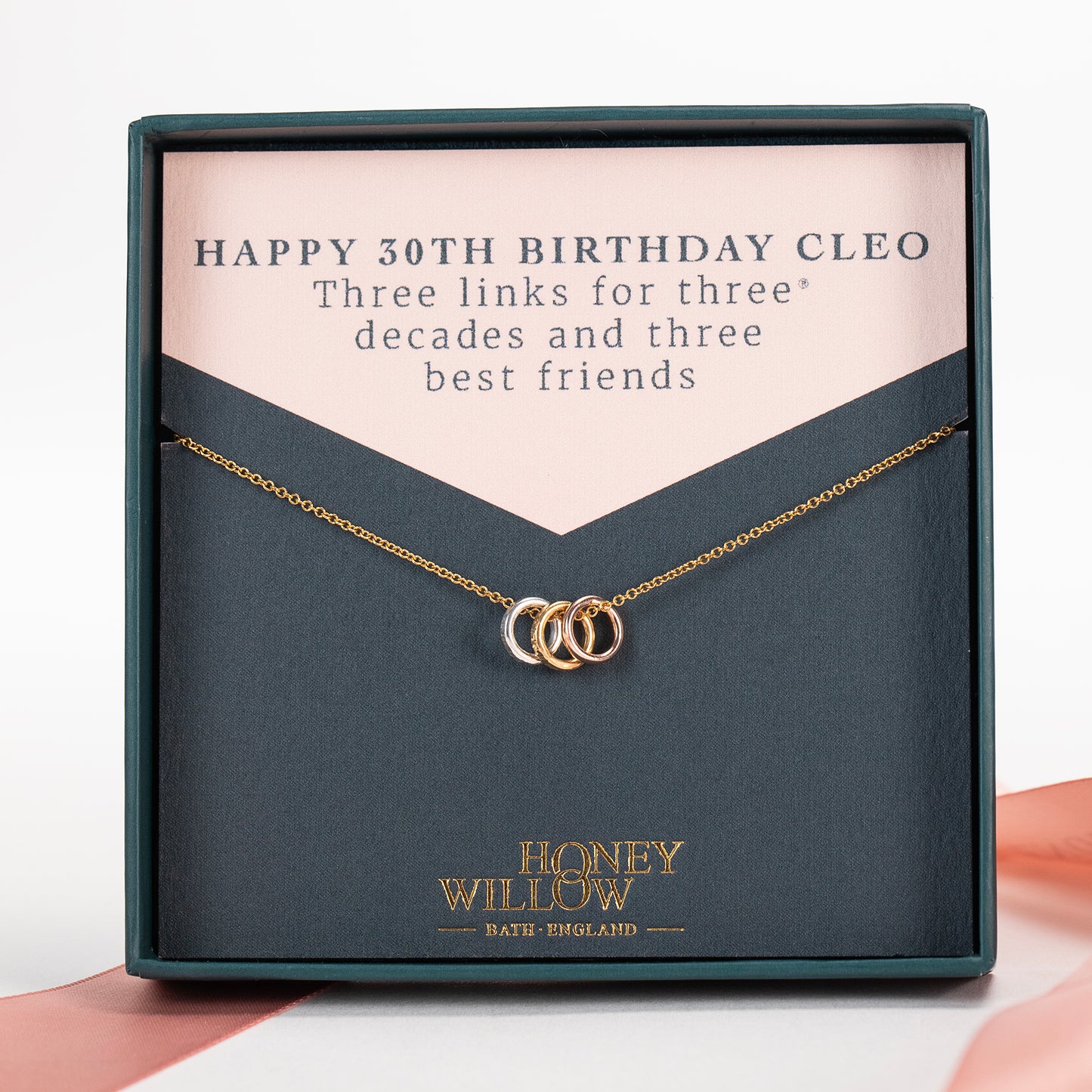 30th birthday necklace