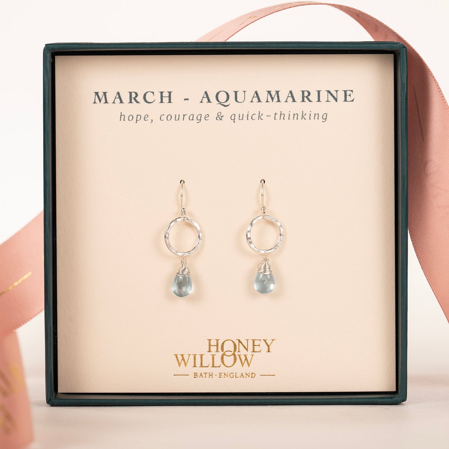 aquamarine earrings
