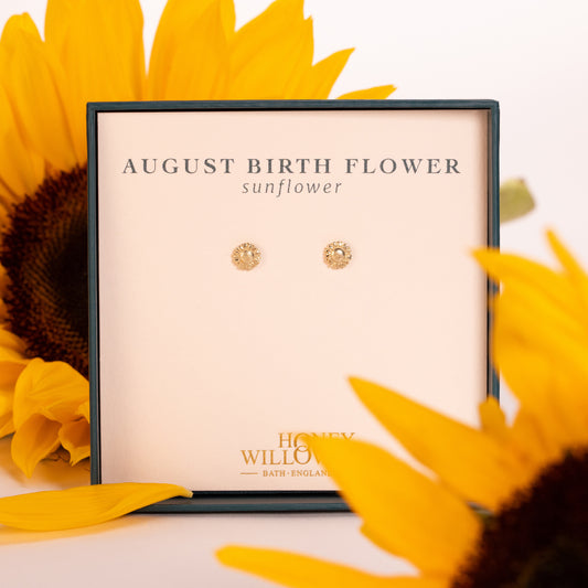 sunflower studs