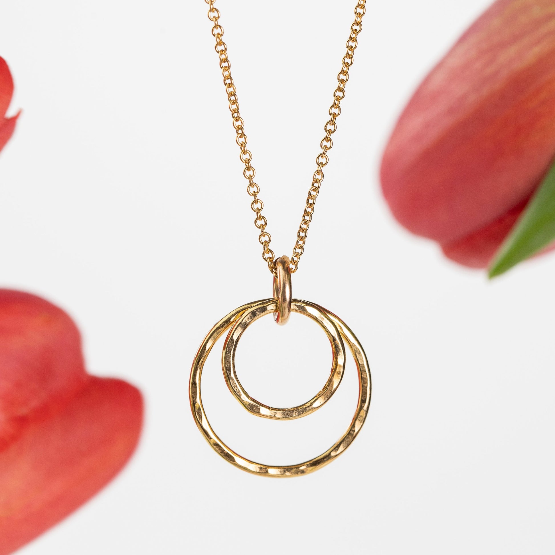 double halo necklace