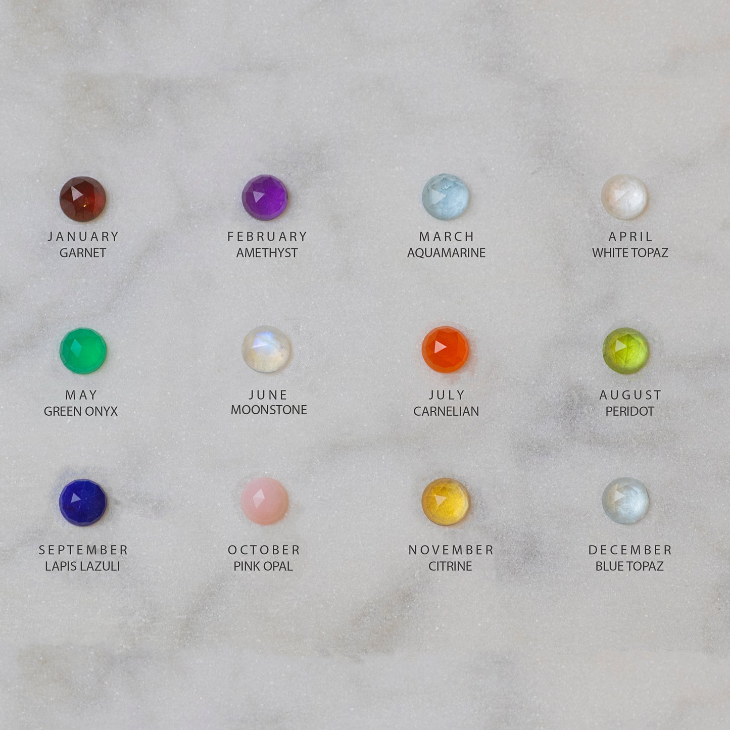 90th Birthday Birthstone Earrings - The Original 9 Links for 9 Decades - Petite Silver & Gold