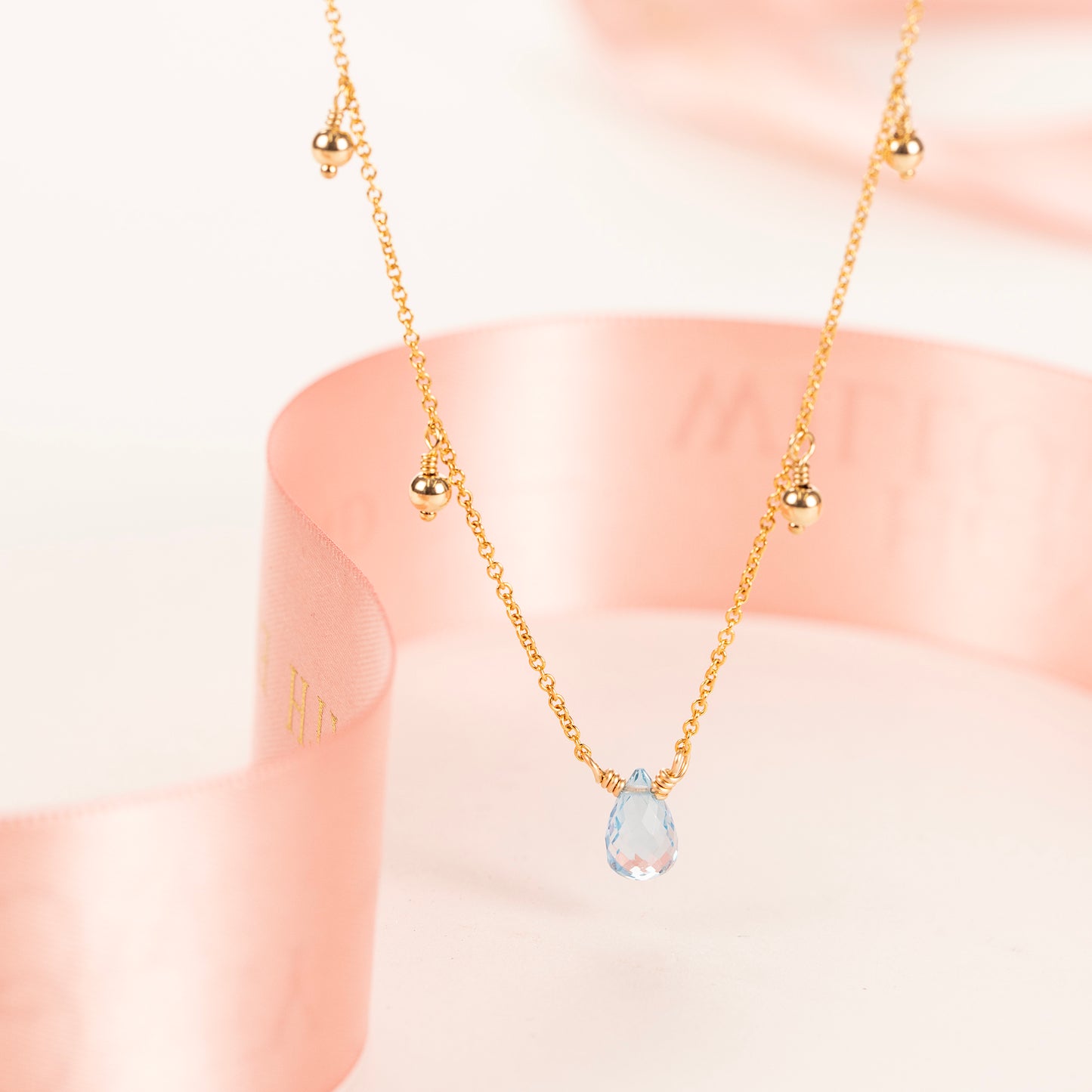 blue topaz necklace