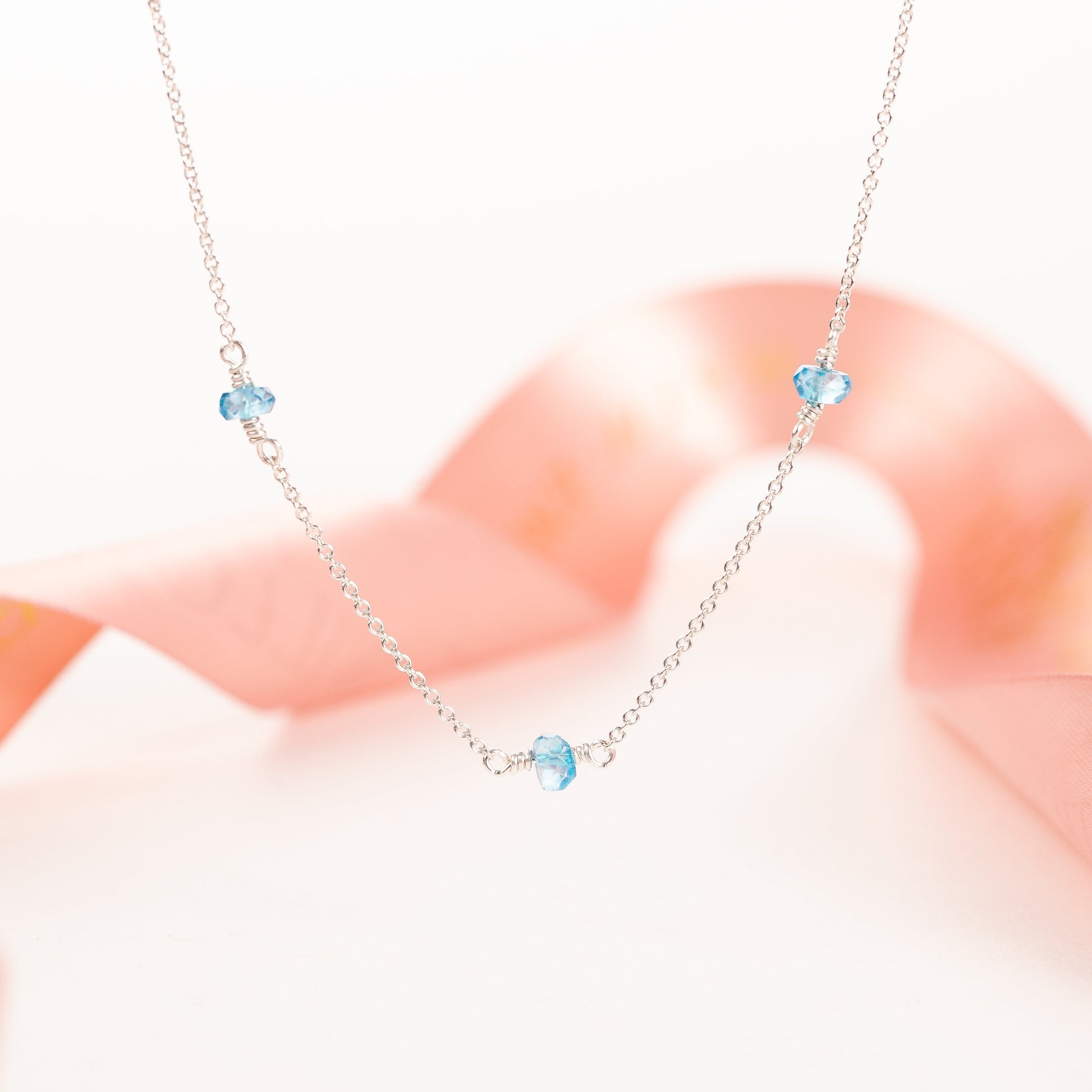 blue topaz necklace