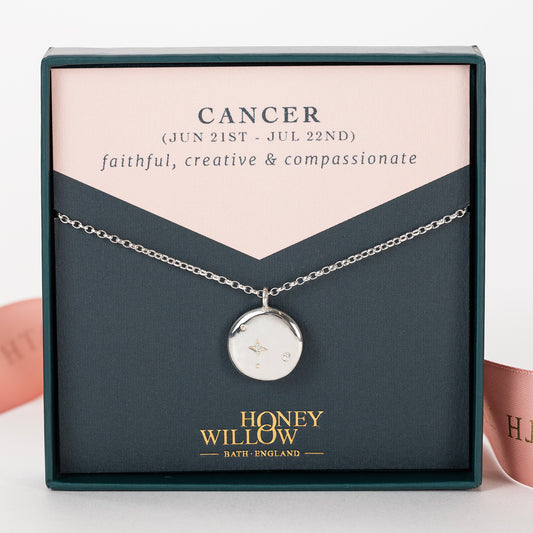 cancer constellation necklace