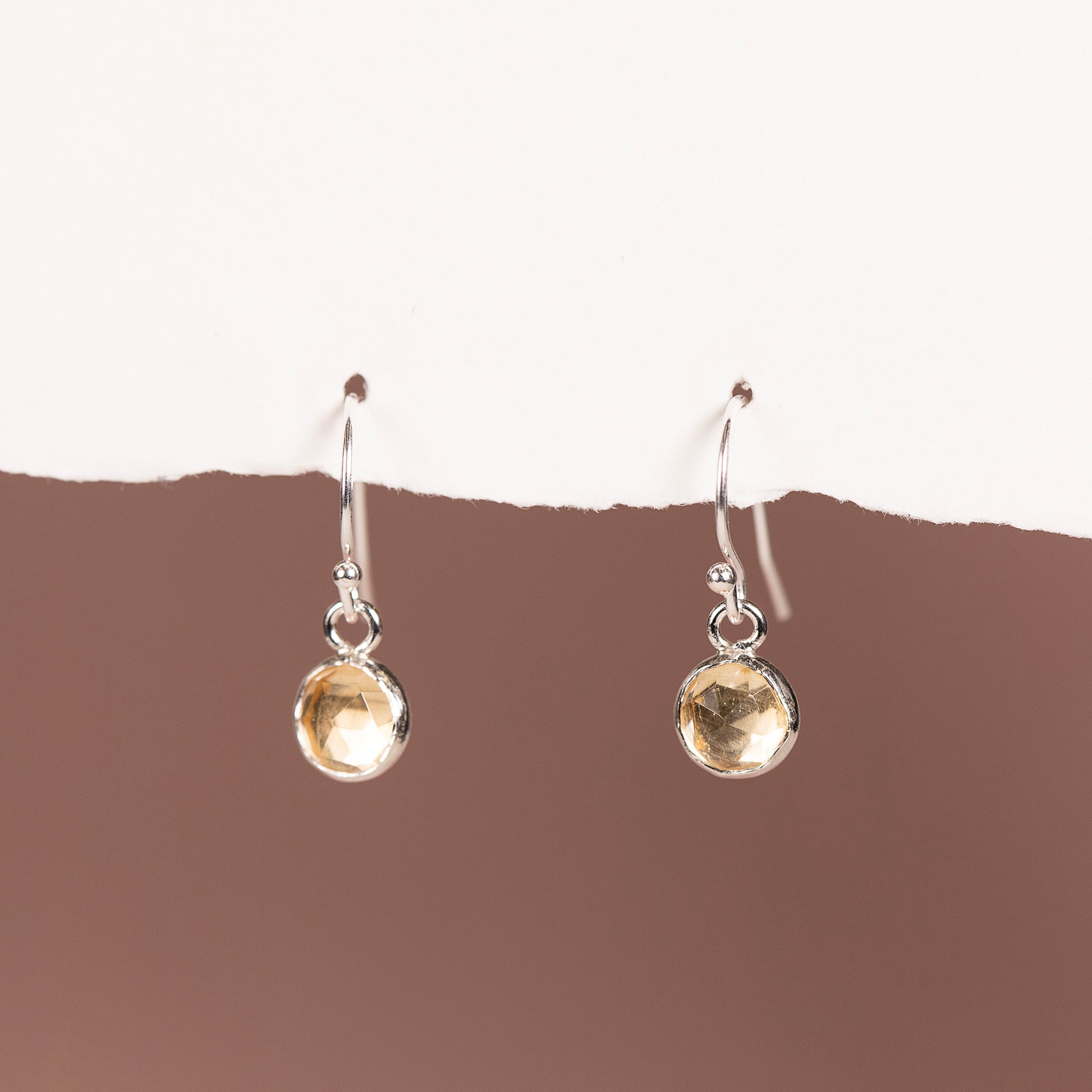 citrine earrings