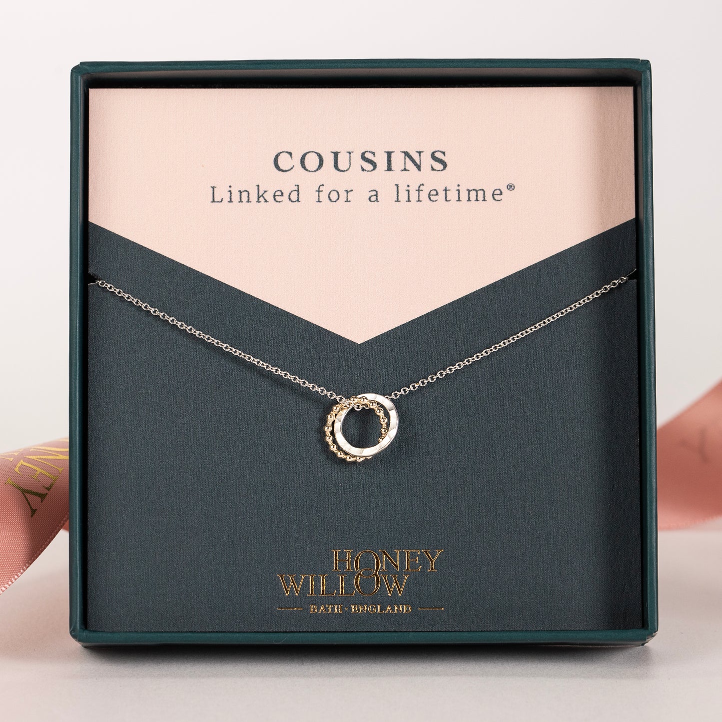 cousins love knot necklace