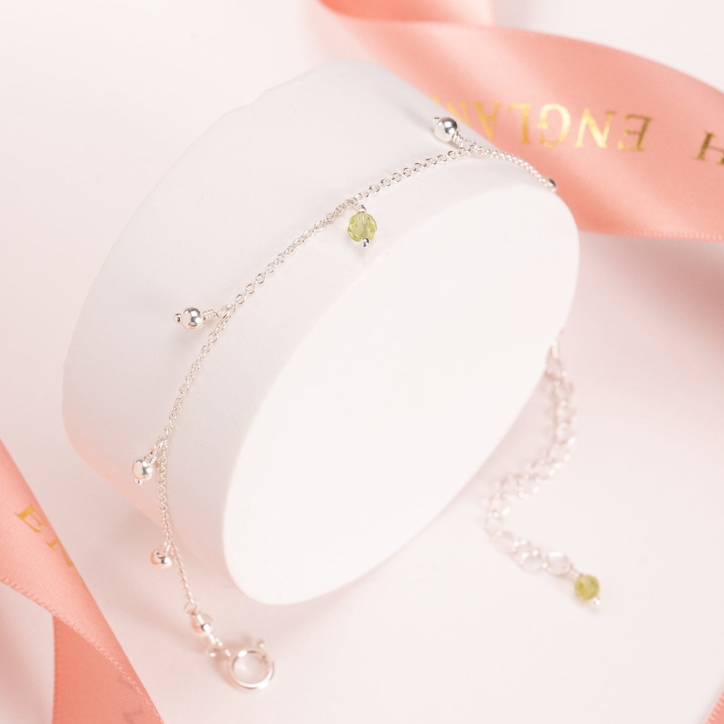 peridot bracelet