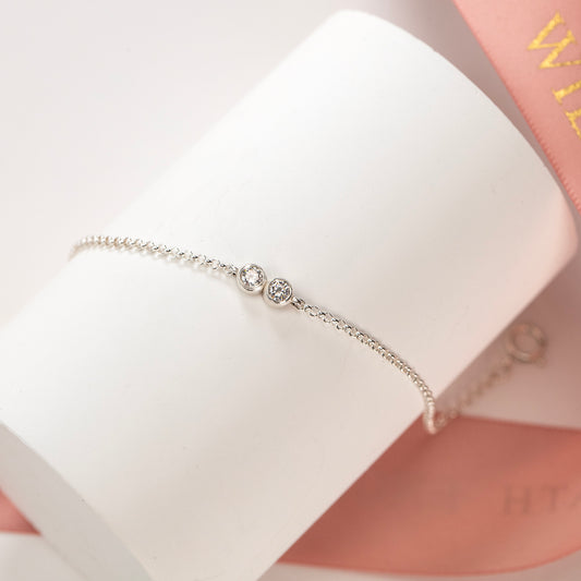 double diamond bracelet