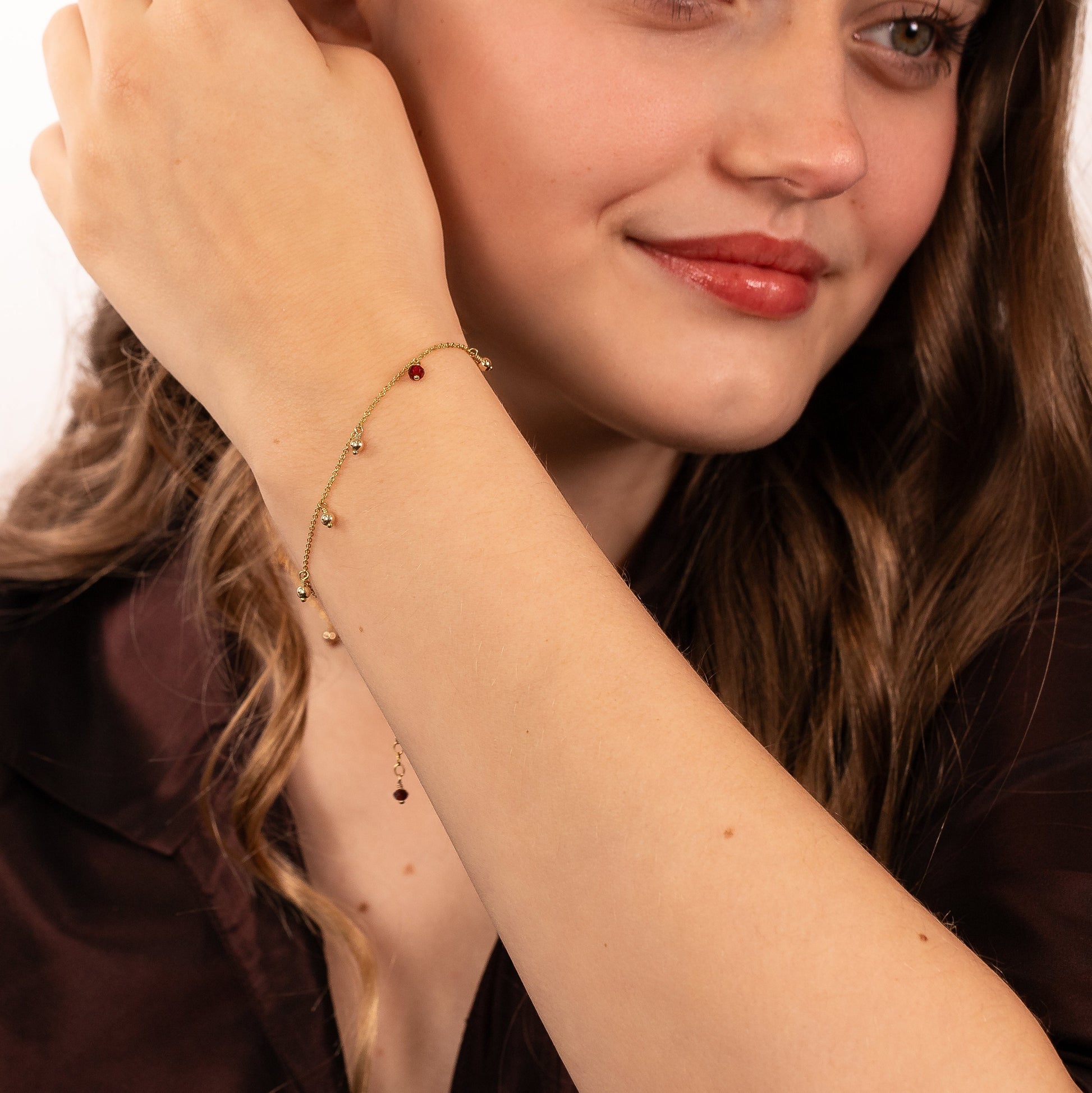 garnet bracelet