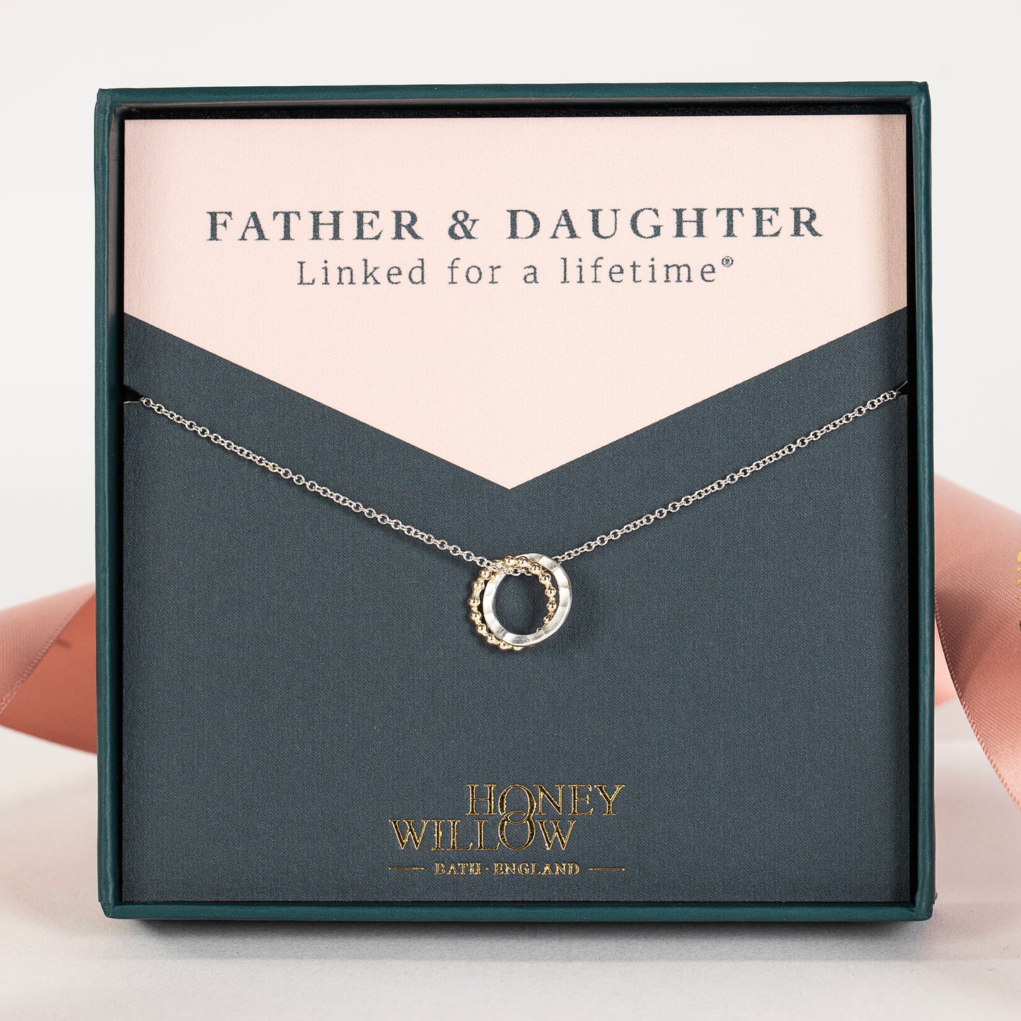 father daughter necklace