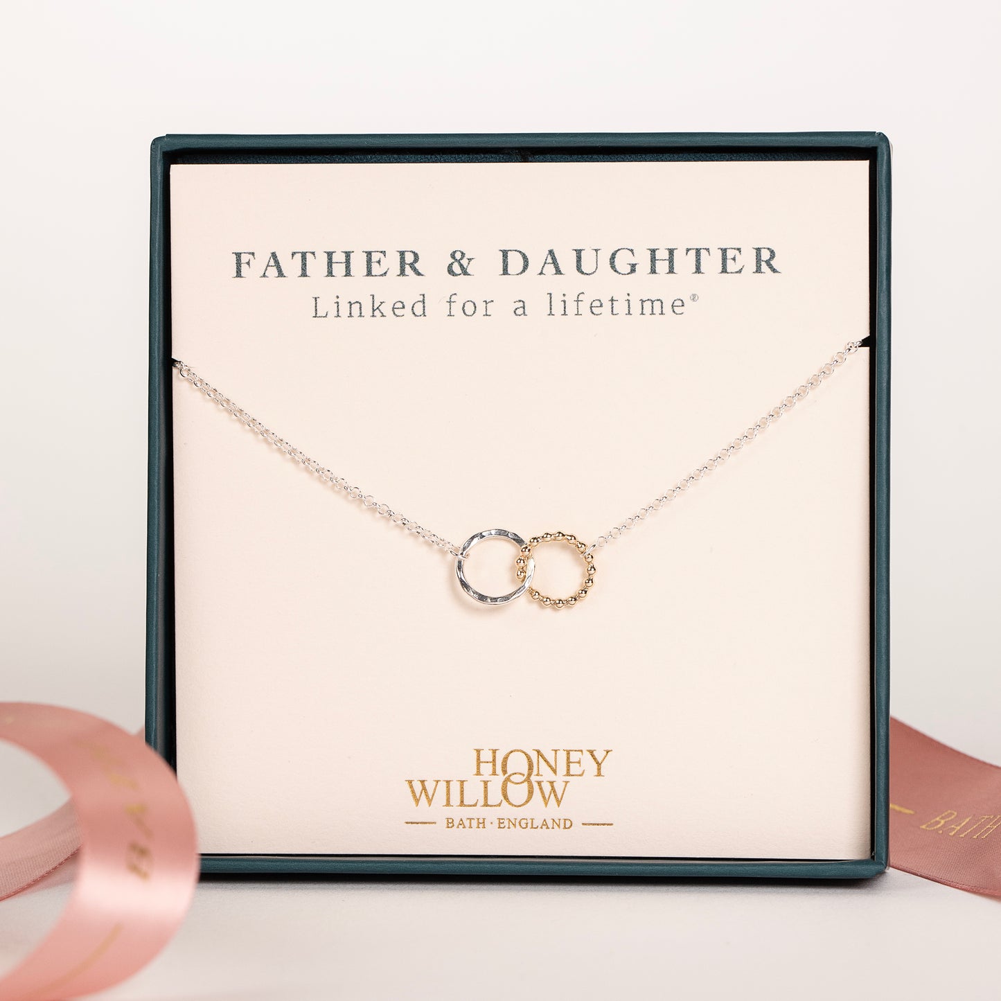 father daughter necklace