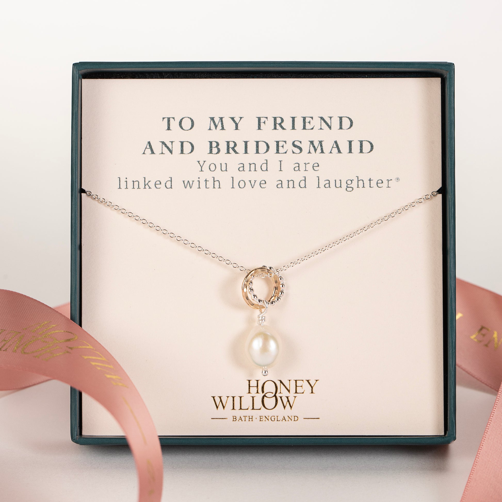 friend bridesmaid necklace