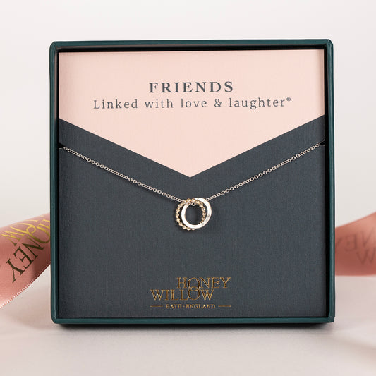 friends love knot necklace