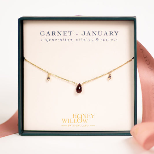 garnet necklace