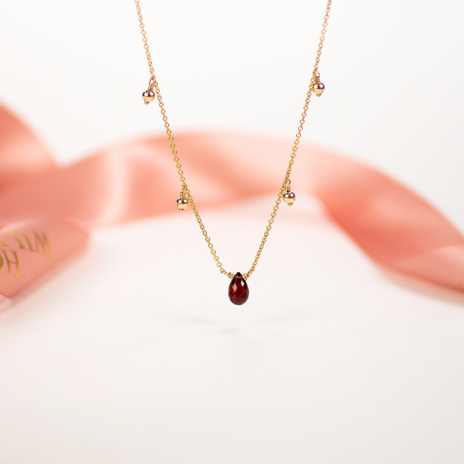 garnet necklace