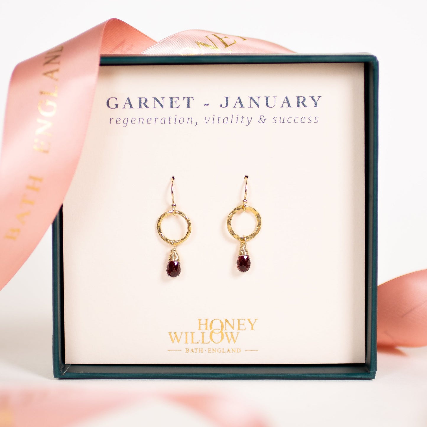 garnet earrings