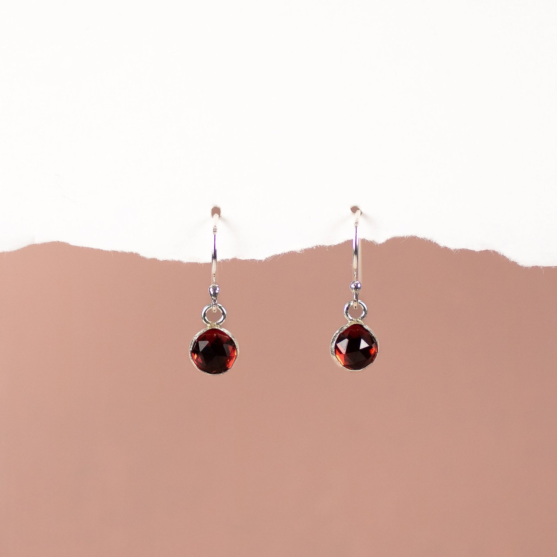 garnet earrings