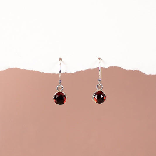 garnet earrings