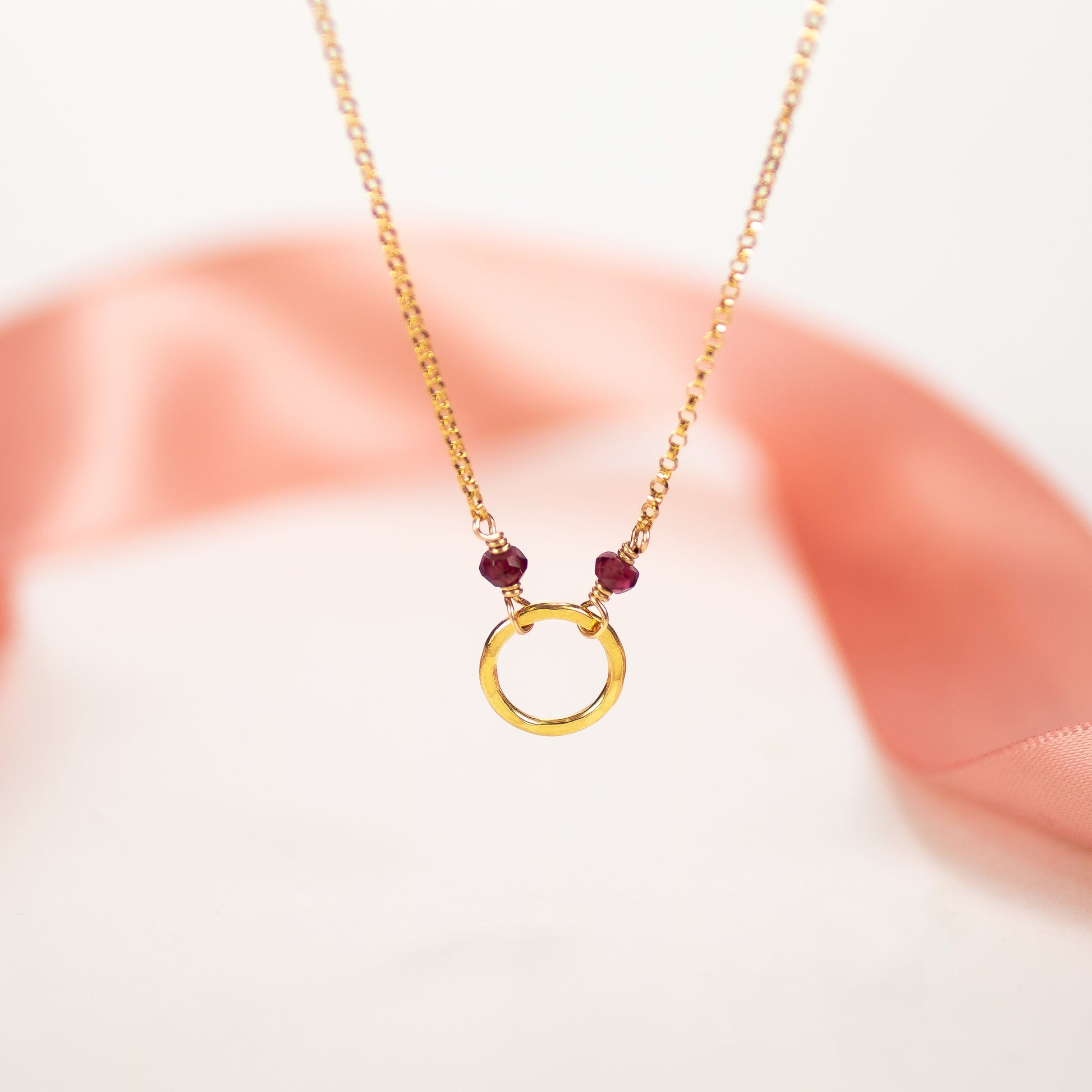 garnet necklace