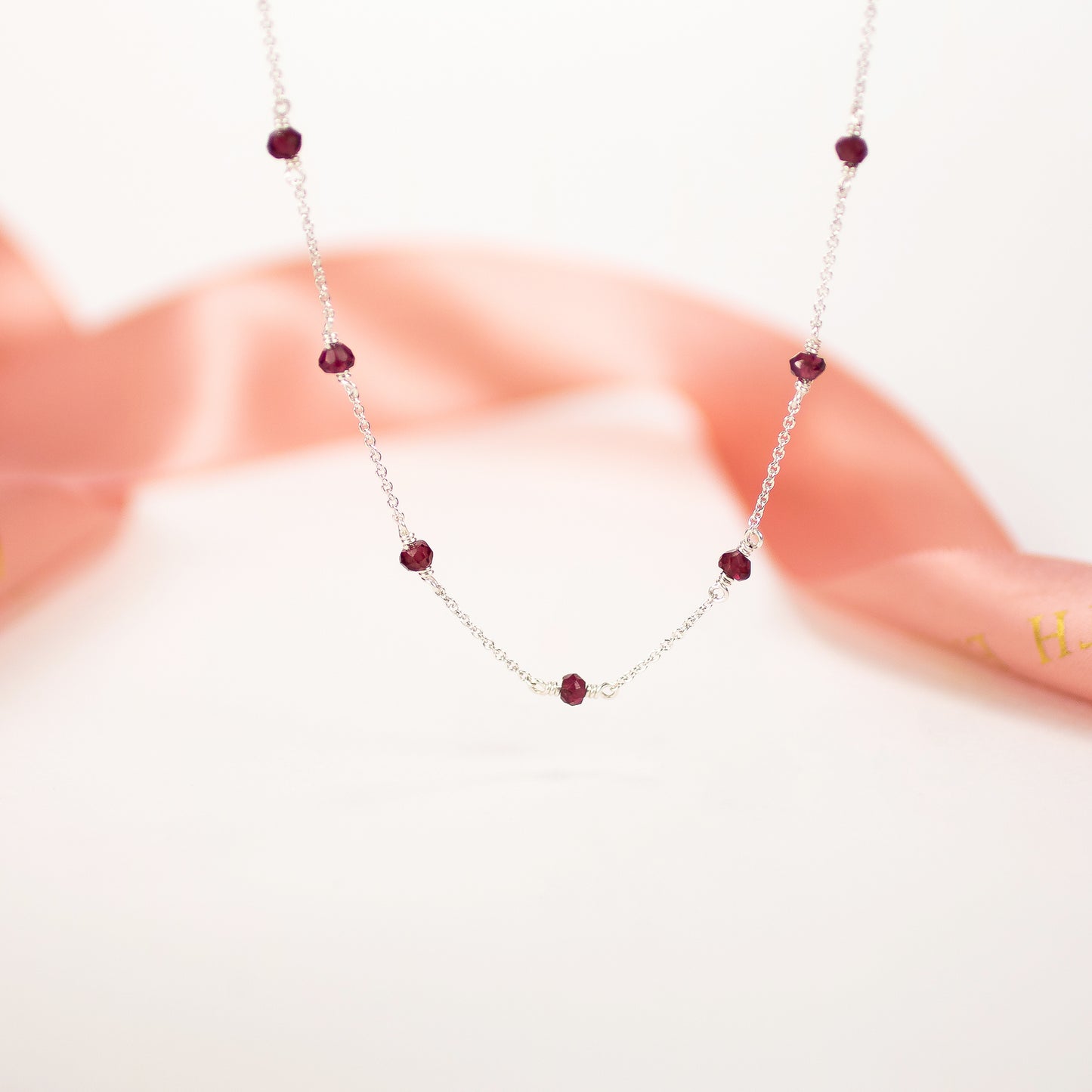 garnet necklace