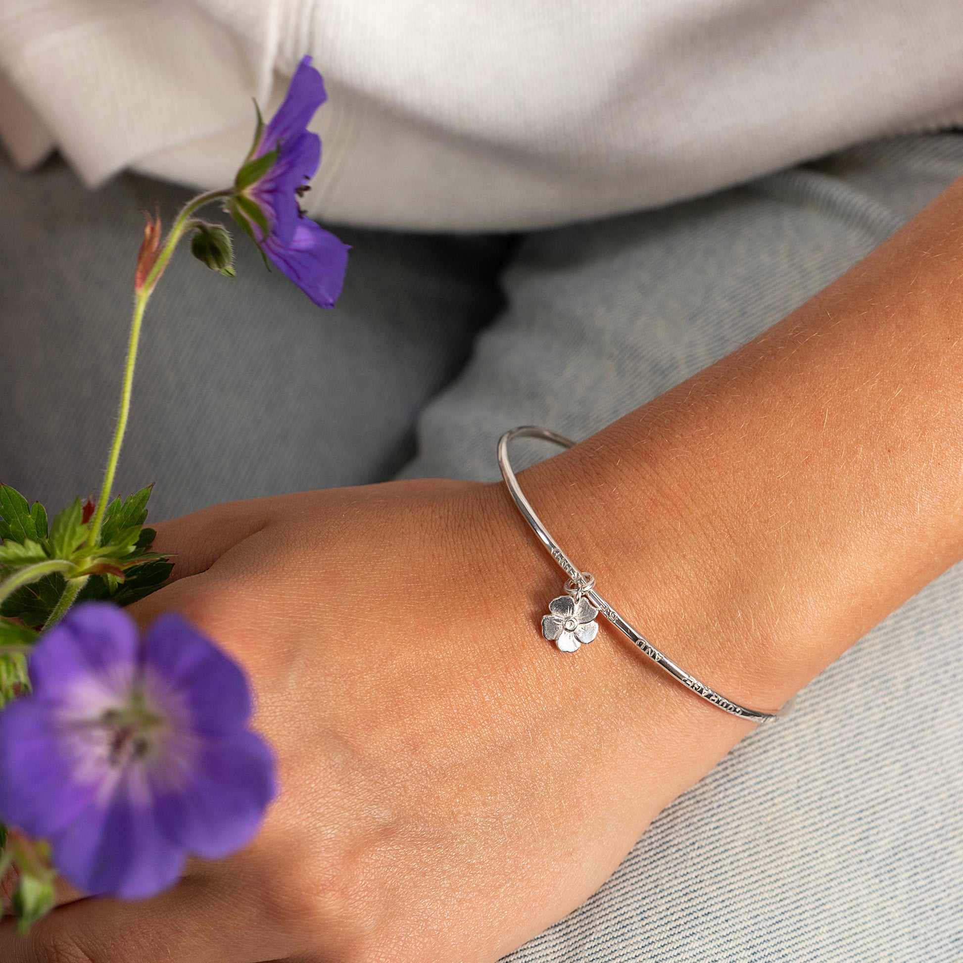 geranium bangle